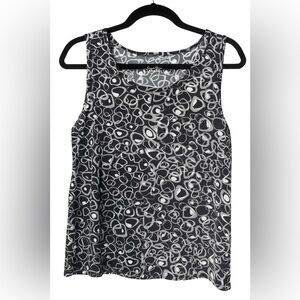 Chic Abstract‎ Sleeveless Top